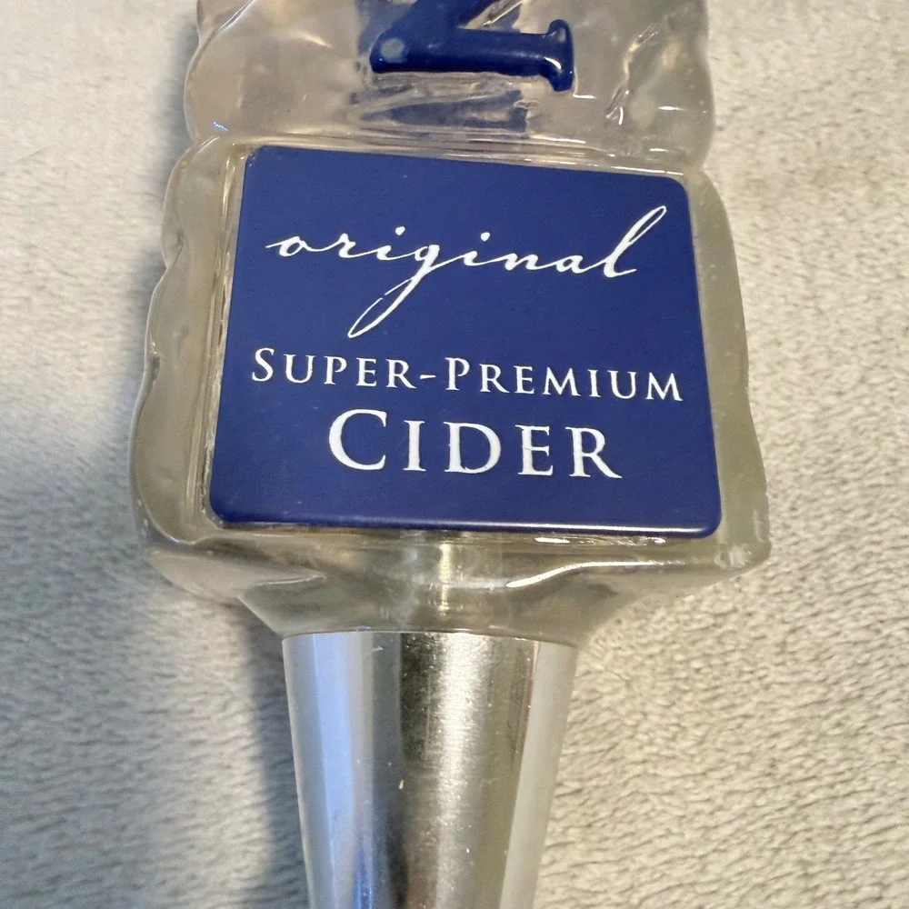 Crispin Original Super Premium Cider Beer Tap Handle Ice Cube‎ Design 10.5